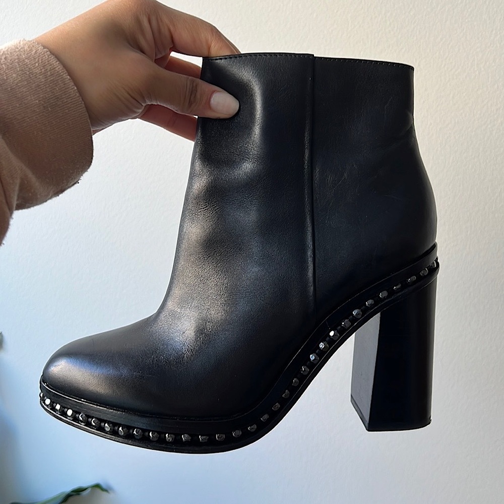 Coach Leather Booties